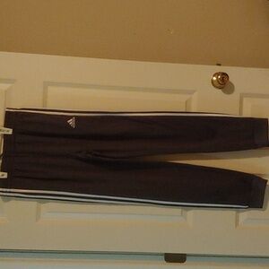 Nwot Adidas track pants w pockets yl 14-16 grey